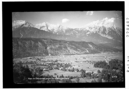 Rietz im Oberinntal gegen Mieminger Kette