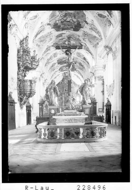 [Innenansicht der Klosterkirche Stams / Tirol]