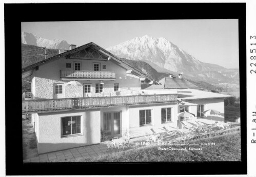 Cafe Restaurant Pension Daheim / Rietz / Tirol / Terrasse