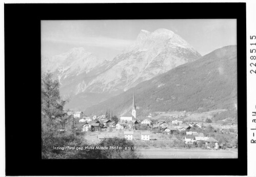 Inzing / Tirol gegen Hohe Munde 2661 m