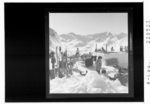 [Axamer Lizum / Blick vom Hoadl gegen Hohe Villerspitze / Tirol]