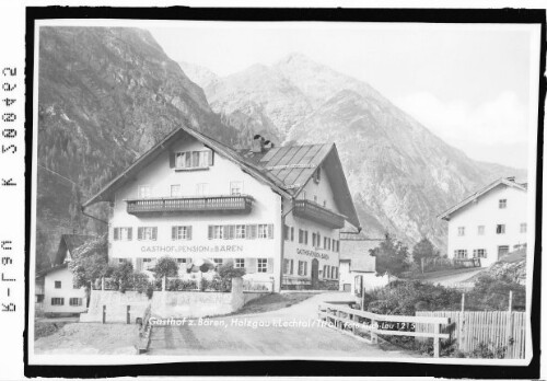 Gasthof zum Bären / Holzgau im Lechtal / Tirol