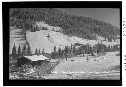 [Niederau in der Wildschönau gegen Hohe Salve / Tirol]
