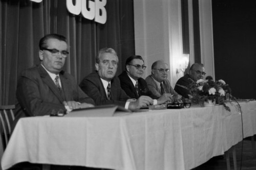 11. Landeskonferenz des ÖGB im Arbeiterkammersaal in Feldkirch