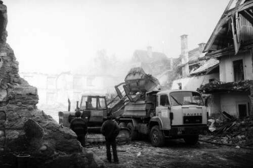 Abbruch St. Anna-Kaserne in Bregenz