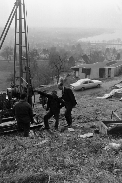 Bohrungen am Pfänderhang in Lochau