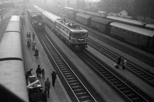 Feier  100 Jahre Eisenbahn in Vorarlberg  im Bregenzer Bahnhof