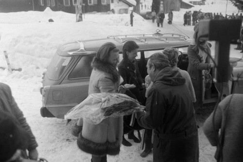 Holländische Königsfamilie im Skiurlaub in Lech