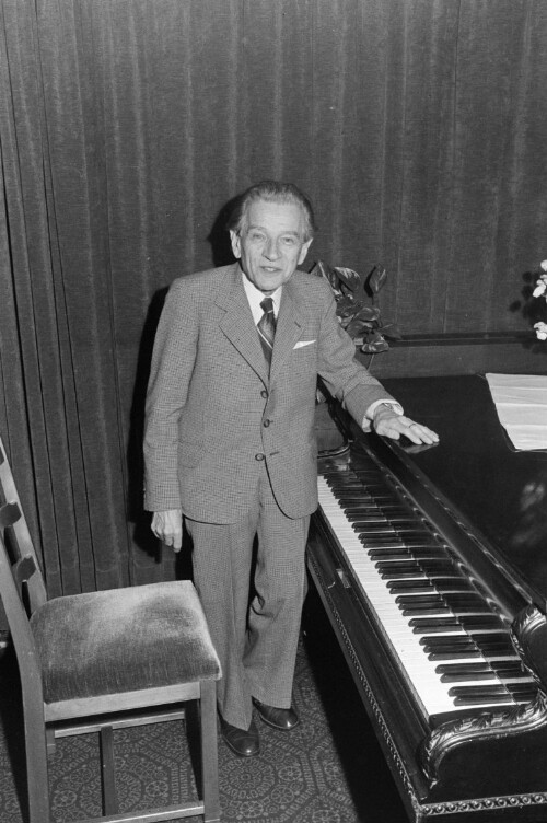 Pianist Otto Stockhammer im Hotel Schwärzler