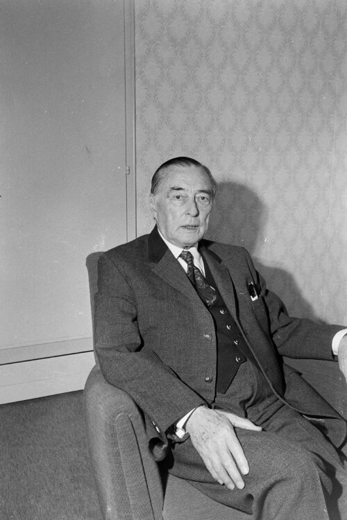 Präsident der Paneuropa-Union Richard Coudenhove-Kalergi