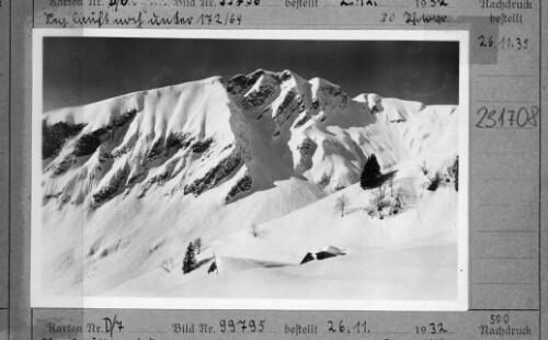 [Schlappoltalpe gegen Schlappoltkopf / Stillachtal]
