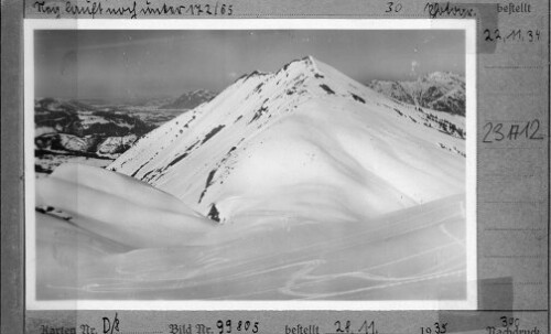 [Gundsattel mit Fellhorn gegen Nebelhorn]