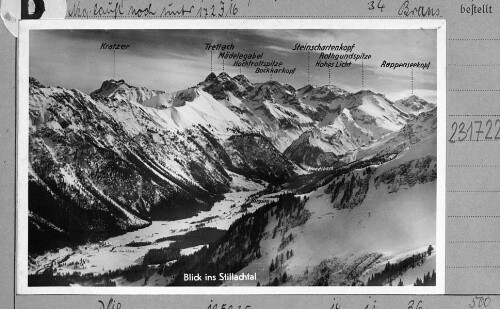 Blick ins Stillachtal