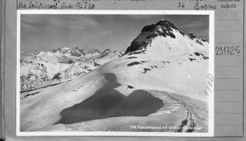 Die Kanzelwand mit Großem Krottenkopf
