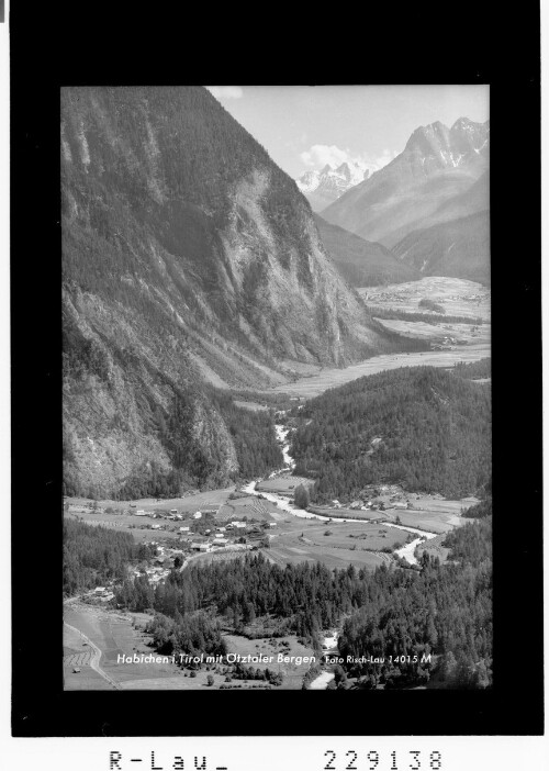 Habichen in Tirol mit Ötztaler Bergen