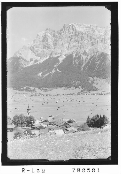 Lermoos in Tirol mit Zugspitze