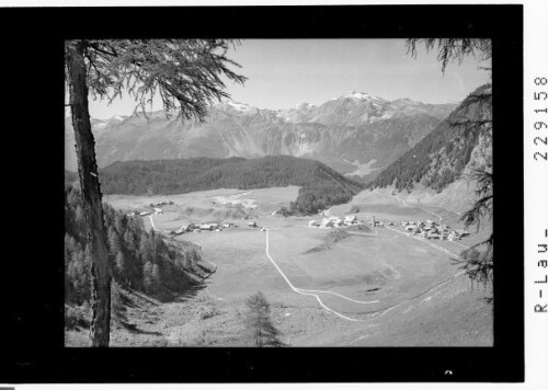 Niederthai 1530 m bei Umhausen, Ötztal / Tirol mit Fundusfeiler