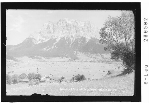 Lermoos in Tirol mit Zugspitze