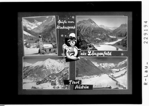 Grüsse vom Wintersport aus Längenfeld / Tirol / Austria
