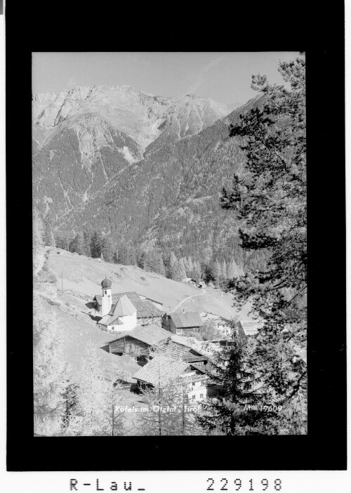 Köfels im Ötztal / Tirol