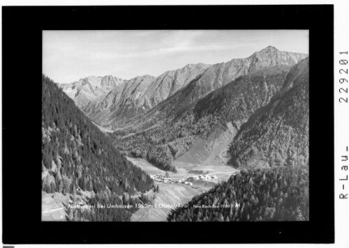 Niederthai bei Umhausen 1550 m im Ötztal / Tirol