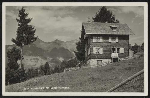 [Ludesch] Beim Burtscher am Ludescherberg