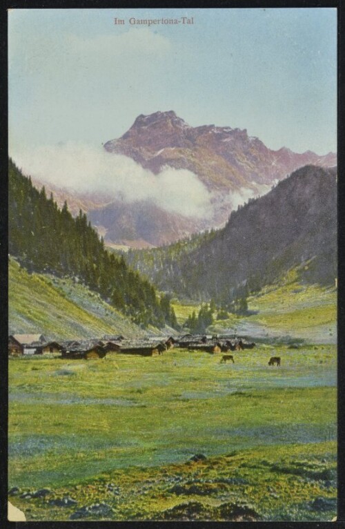 [Nenzing] Im Gampertona-Tal : [Postkarte Carte postale ...]