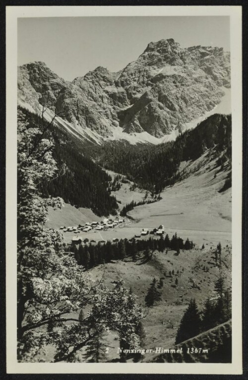 [Nenzing] Nenzinger-Himmel 1367 m