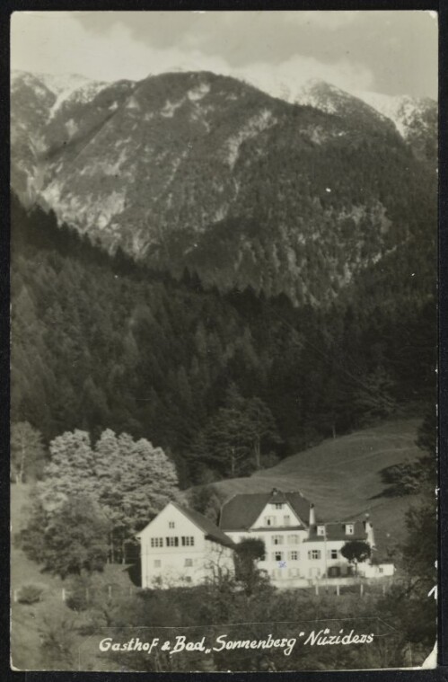 Gasthof & Bad  Sonnenberg  Nüziders