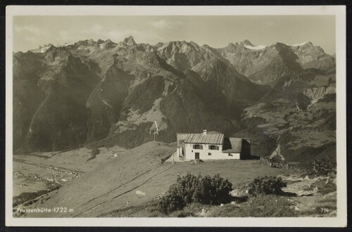 [Nüziders] Frassenhütte 1722 m