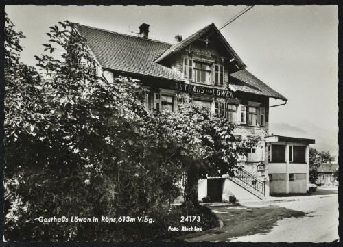 Gasthaus Löwen in Röns, 613 m Vlbg.