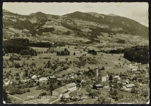 Schlins mit Düns und Schnifis gegen Hochgerach Vlbg.