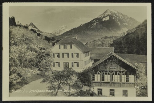 [Schnifis] Gasthof u. Kneippanstalt Bad Schnifis