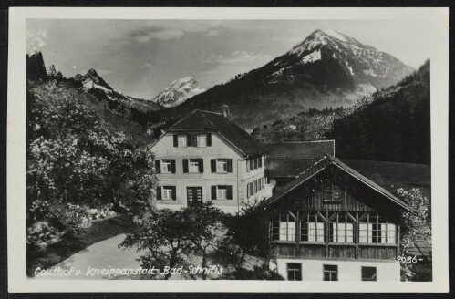 [Schnifis] Gasthof u. Kneippanstalt Bad Schnifis