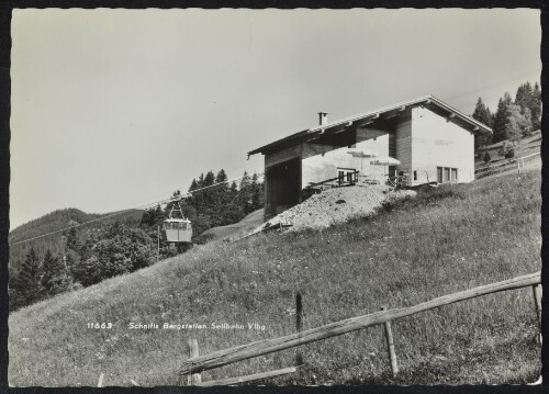 Schnifis Bergstation Seilbahn Vlbg.