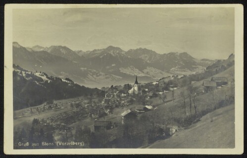 Gruß aus Blons (Vorarlberg)