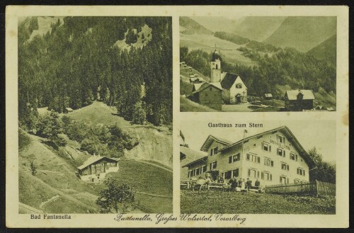 Fontanella, Grosses Walsertal, Vorarlberg : Bad Fontanella : Gasthaus zum Stern