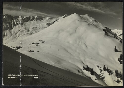 [Fontanella] Ski-Gebiet Faschina Vorarlberg Österreich