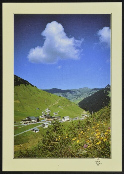 [Fontanella Faschina] : [Faschinajoch, 1486 m, im Großwalsertal gegen Mittagspitze ...]