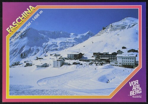 [Fontanella] Faschina Großwalsertal - 1486 m Vorarlberg Austria : [Wintersport - Freizeit - Erlebnis im schönen Vorarlberg - Austria ...]