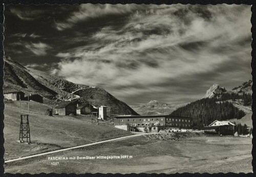 [Fontanella] Faschina mit Damülser Mittagspitze 2097 m