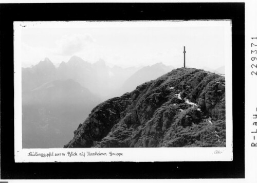 Säulinggipfel 2047 m mit Blick auf Tannheimer Gruppe