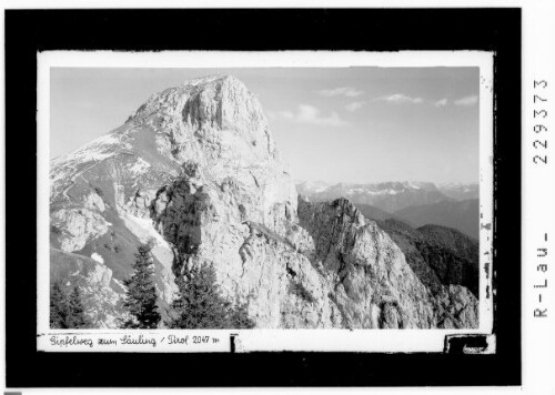 Gipfelweg zum Säuling 2047 m / Tirol