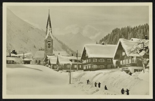 [Mittelberg] : [Mittelberg im Kl. Walsertal 1218 m mit Alpspitze ...]