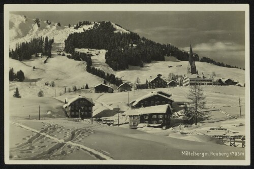 Mittelberg m. Heuberg 1793 m