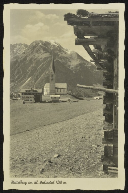 Mittelberg im Kl. Walsertal 1218 m