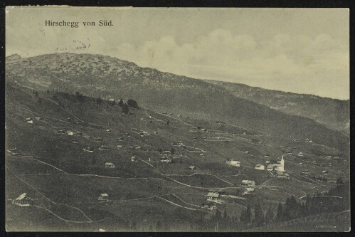 [Mittelberg] Hirschegg von Süd