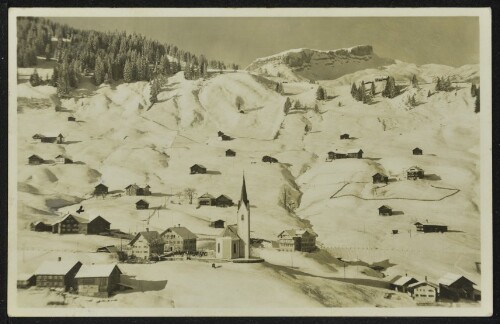 [Mittelberg Hirschegg] : [Hirschegg 1124 m mit Hoch Ifer 2232 m ...]