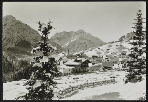 [Mittelberg Hirschegg] : [Kleinwalsertal Hirschegg mit Widderstein ...]