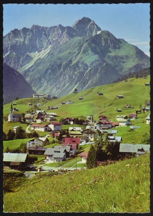 [Mittelberg Hirschegg] : [Hirschegg 1124 m Kleines Walsertal mit Widderstein 2536 m ...]